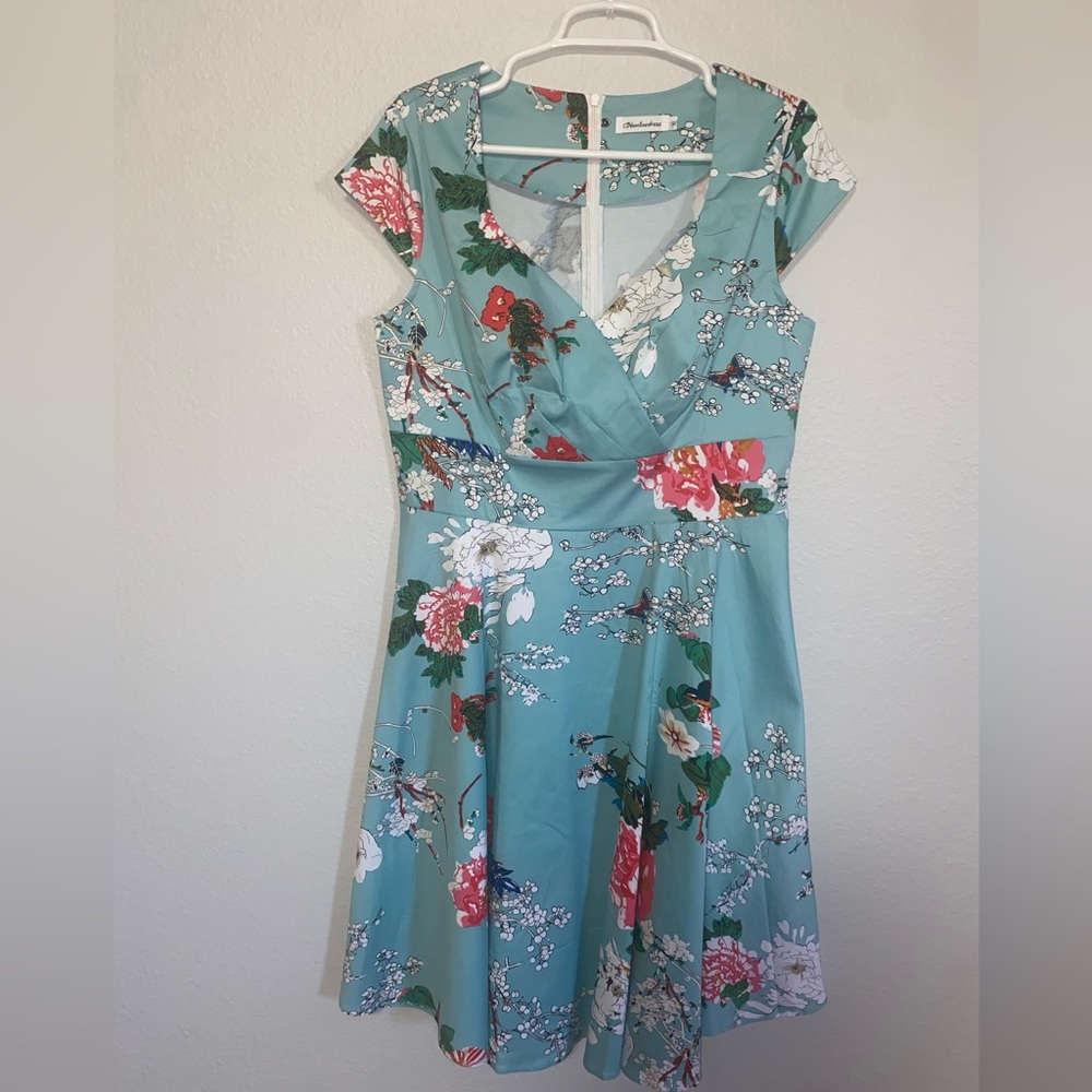 Bbonlinedress XL vintage dress floral